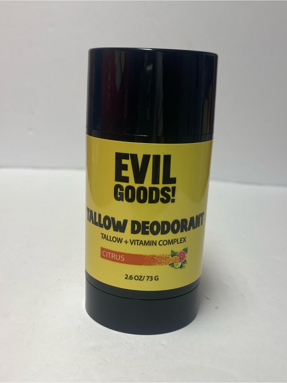Citrus Tallow Deodorant Stick - Yellow